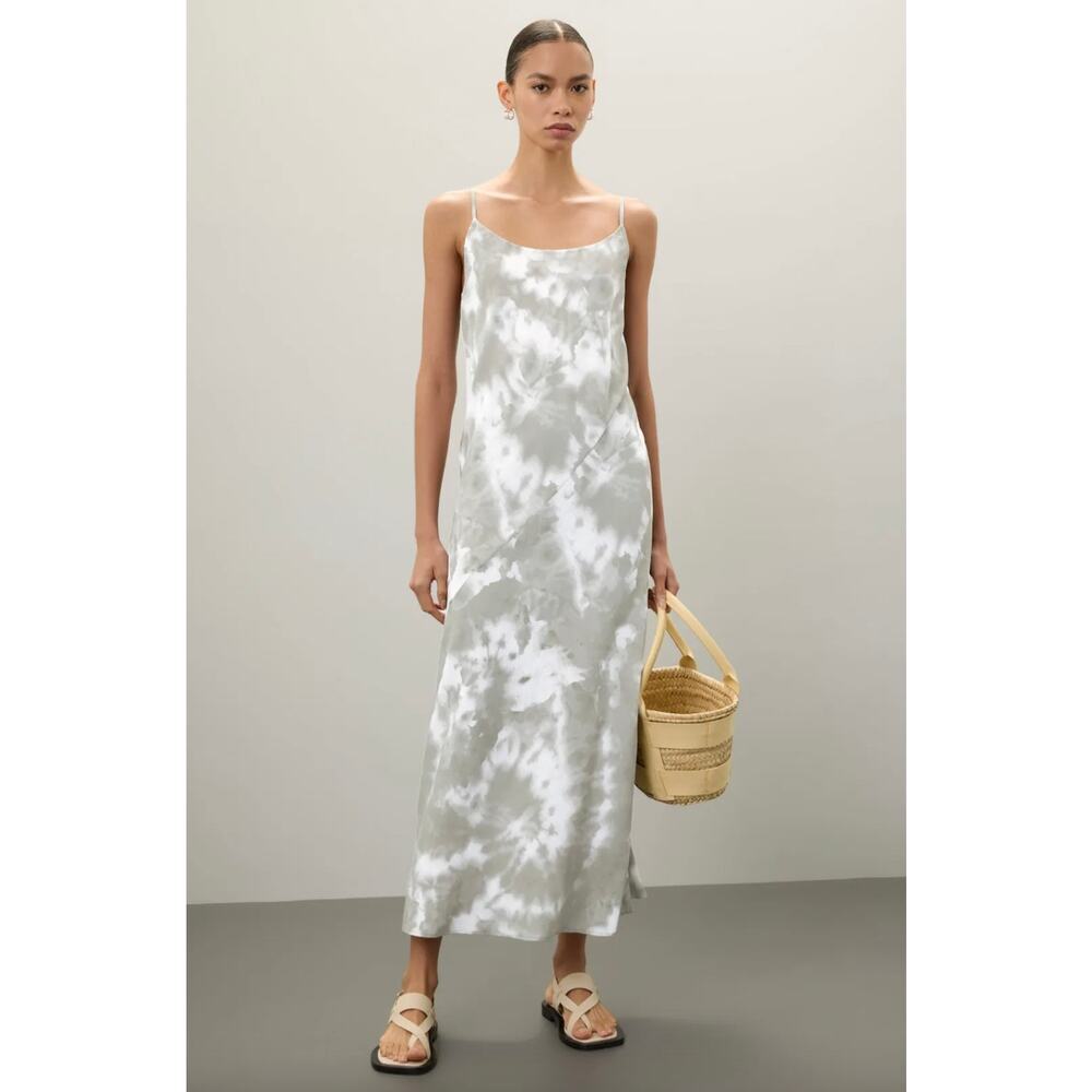 Thakoon Green & Whote Tie Dye Dress Sz 4